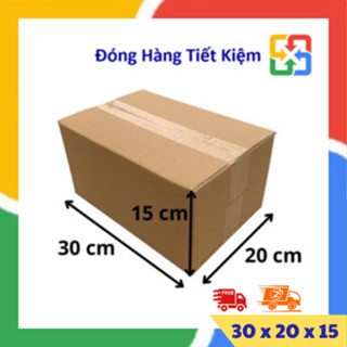 ECOBOX - 30x20x15 COMBO 10 Hộp Carton Đóng Hàng Tiết Kiệm