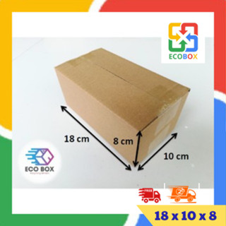 ECOBOX - 18x10x8 COMBO 10 Hộp Carton đóng hàng
