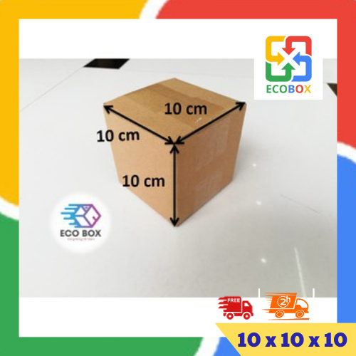ECOBOX - 10x10x10 COMBO 10 hộp carton đóng hàng