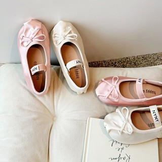 Giày búp bê vải bóng mềm cho bé gái