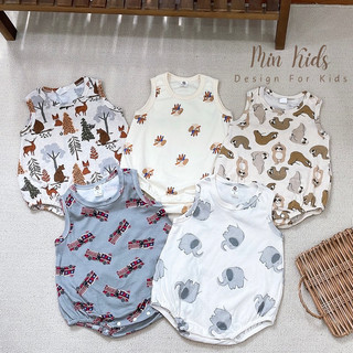 Bodysuit sát nách chun đùi cho bé ( bảng màu 2)
