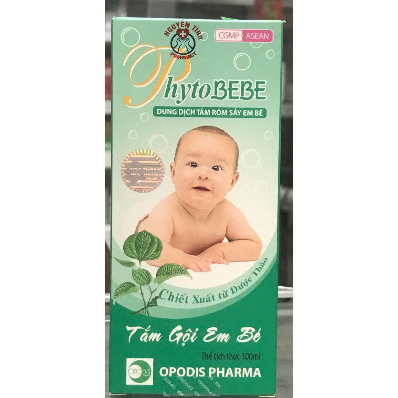 sữa tắm rôm sảy cho bé PhytoBeBe