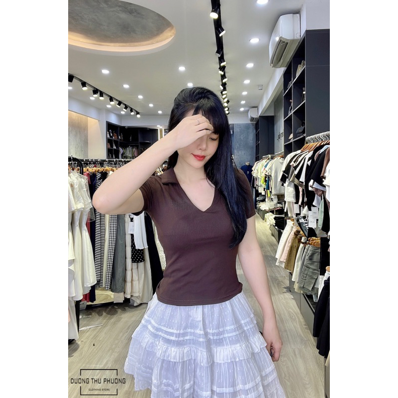 Áo thun cổ bẻ -LADY.Clothing