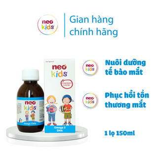Siro hỗ trợ bổ sung dha vitamin cho trẻ - omega 3 dha neo kids 150ml