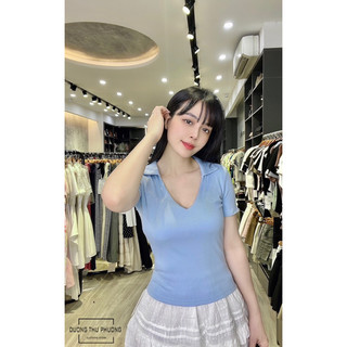 Áo thun cổ bẻ -LADY.Clothing