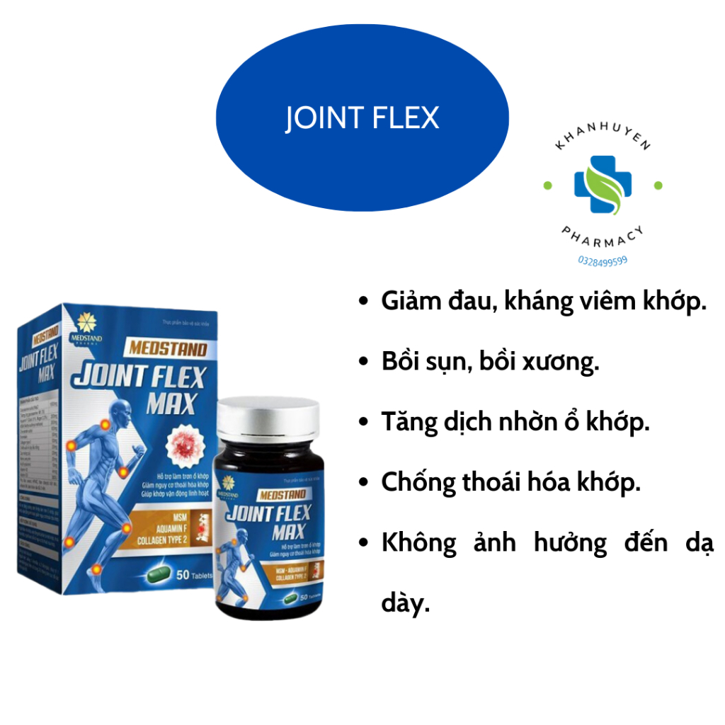 Viên bổ khớp Joint Flex - chống thoái hoá khớp , khô khớp , viêm khớp