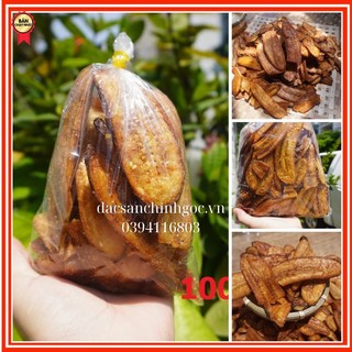 Chuối sấy giòn, chuối sấy khô thơm ngon giòn rụm gói 100gr/250gr/500gr