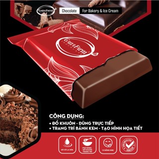 Combo 2 kg Socola đen CD888, nâu CD333 làm bánh , nhân, quà tặng sinh nhật 8/3 14/2