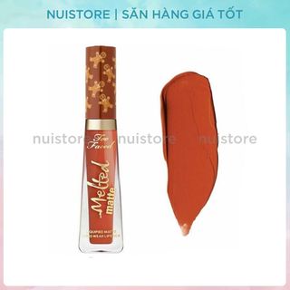 Son Kem Lì Too Faced Melted Matte Gingerbread Đỏ Cam Đất