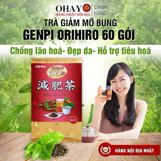 Trà Thảo Mộc Genpi ORIHIRO Nhật Bản Gói 60 Túi Lọc - Ohayo Shop Japan