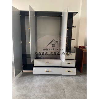 Tủ nhựa đài loan cánh xám cao 1m8 ngang 1m6 sâu 45 freeship hcm 15km