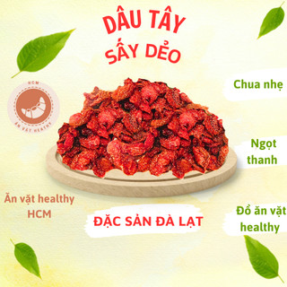 Dâu Tây Sấy Dẻo BerryLand Vị Chua Nhẹ Ngọt Thanh Đồ Ăn Vặt Healthy HCM