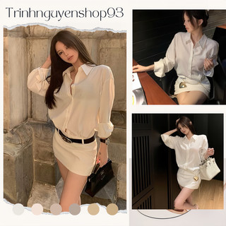 ( SẴN ) Đầm nữ sơmi tay phồng ulzzang th75