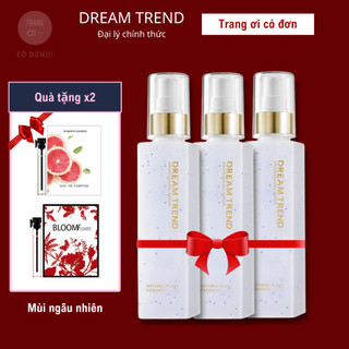 3 chai dưỡng tóc aha Dream Trend vàng gold chuyên cho tóc khô