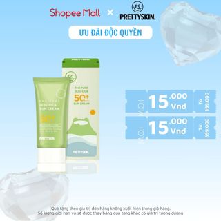 Kem Chống Nắng Rau Má JEJU CICA PRETTYSKIN, Không Gây Bết Dính, Cho Cả Da Nhạy Cảm SPF50+ PA++++ 50ml
