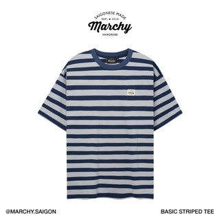 MARCHY - Basic Striped Tee - Áo thun kẻ sọc