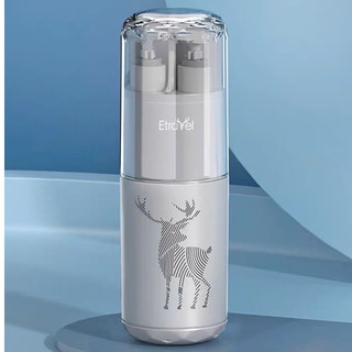 Hộp tiện ích du lịch đựng dụng cụ vệ sinh cá nhân 5in1, đựng bàn chải kem đánh răng, dầu gội, sữa tắm