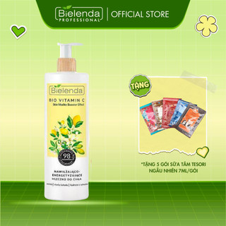 Sữa dưỡng thể trắng da Bielenda Bio Vitamin C Moisturizing And Toning Body Milk 400ml