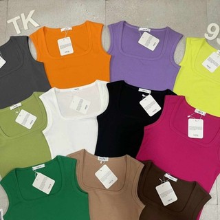 Áo ba lỗ croptop hàng QC