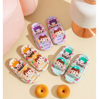 Dép Lê Bé Gái Họa Tiết Hình Maruko Đáng Yêu Cao Cấp New2024,4 màu sắc dễ thương,đế chống trơn trượt