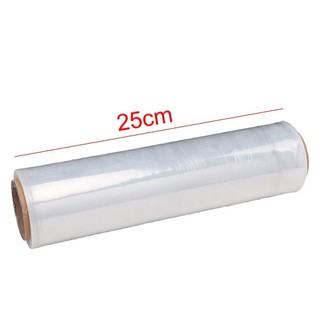 Màng chít PE khổ 25cm. Dùng đóng hàng nặng 1kg