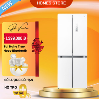 Tủ lạnh xiaomi mijia 518l 4 cánh kết nối app với thiết kế âm tường, có ngăn đông mềm - hàng nhập kh