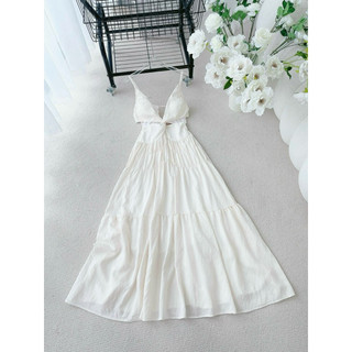 Đầm maxi đen trơn 2 dây hở lưng (về thêm hồng, trắng kem xoắn bụng)