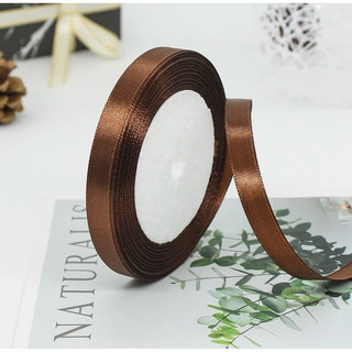 Ruy băng lụa trơn 1cm cột nơ trang trí bánh, trang trí hoa