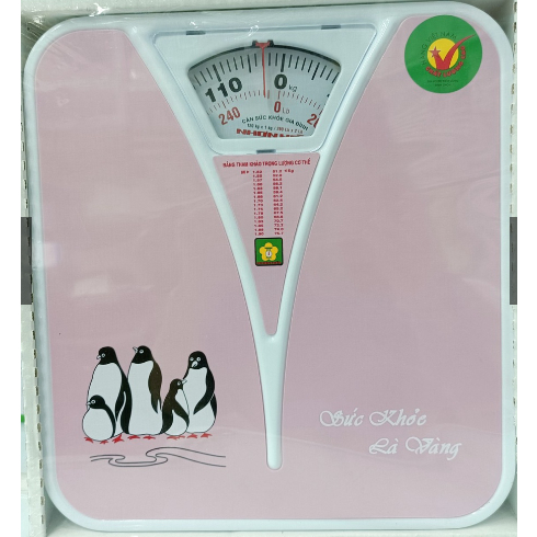 CÂN SỨC KHOẺ GIA ĐÌNH 120 KG (CÓ THỂ CHỌN MÀU) _ CÂN NHƠN HOÀ CHÍNH HÃNG  - CNSK-120⁸