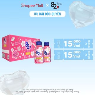 Nước Uống 82X The Pink Collagen 100ml Hàm Lượng 1000mg Collagen Lốc 10 chai 100ml/chai