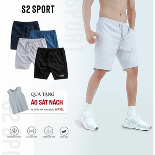 Quần đùi gió nam thể thao S2 SPORT quần short ngắn chất gió thoáng mát vận động thoải mái - QSG02