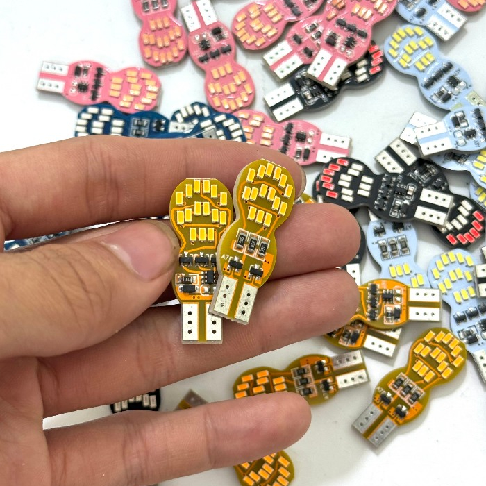 Đèn LED Xi nhan, Đèn Lùi Chân T10 Audi Cho Ô tô Xe máy Siêu sáng - 15w (giá 1 chiếc)