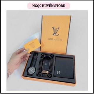 ⚡Hàng cao cấp+ Hộp túi⚡Combo ví thắt lưng đồng hồ nam, quà tặng sinh nhật ý nghĩa cho bạn trai