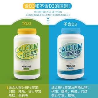 Thức ăn canxi D3 và không D3 cho bò sát