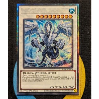 Bài Yugioh - Trishula Dragon Of The Ice Barrier (Ultra Rare/ Premium Gold Rare/ Collector's Rare)