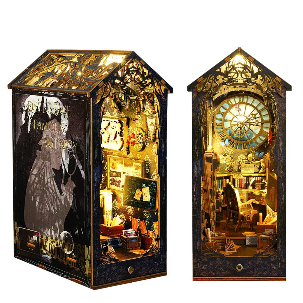 Mô hình lắp ráp "Sherlock Holmes Detective Agency" | Tặng keo + dụng cụ lắp rắp