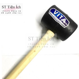 búa cao su đen cán gỗ đủ size