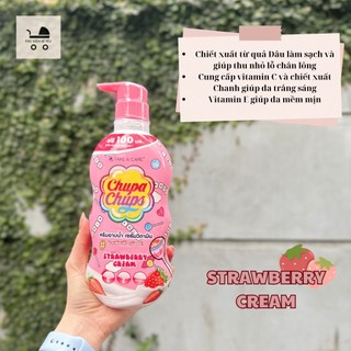 [ CHUẨN THÁI] Sữa tắm hương hoa quả Chupa Chups Thái Lan chai to 550ml
