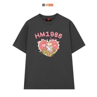 Áo thun nữ nam unisex tay lỡ phông local brand form rộng teen cổ tròn oversize chất cotton HM1986 ATL G133