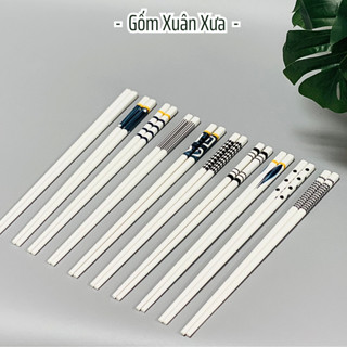 Đũa, Thìa Sứ Gốm Xuân Xưa, Thìa Đũa Với Nhiều Hoa Văn Họa Tiết Đa Dạng Nổi Bật