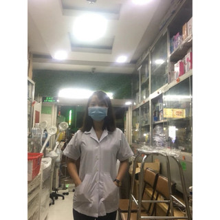 Áo Blouse Ngắn Tay Nữ (ảnh thật)