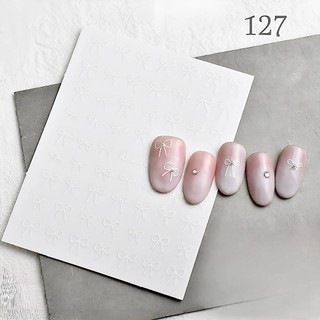 Sticker nơ dán móng nail - hình dán móng nail