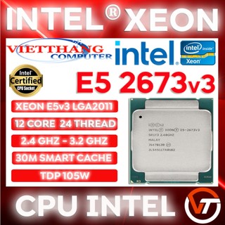 Cpu e5 2673 v3 - intel xeon e5 2673v3 hàng likenew đẹp như mới lắp main x99 sk2011