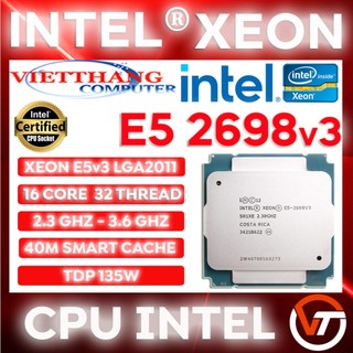 Cpu e5 2698v3 - intel xeon e5 2698v3 lắp main x99 ddr4 sk2011