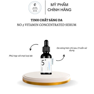 Serum Numbuzin no 5 Sáng Da Mờ Thâm Nám Numbuzin No.5 Vitamin Concentrated - Serum Dưỡng Ẩm Giúp Da Trẻ Hóa - Tinh Chất