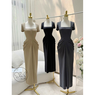 váy tăm ly bụng, váy body, váy dài