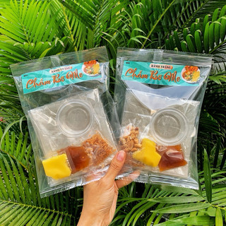 Bánh tráng chấm bơ me - bánh tráng mạnh hùng