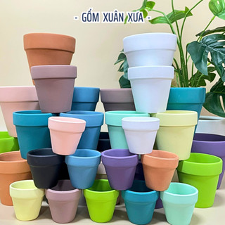  Chậu Đất Nung Mini – Chậu Trồng Sen Đá Xương Rồng Bonsai Thương Hiệu Gốm Xuân Xưa 