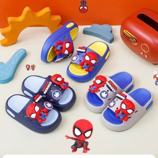 Dép lê cao cấp dành cho trẻ em họa tiết người nhện Chất Liệu EVA Siêu Nhẹ không thấm mồ hôi chống trơn trượt tốt