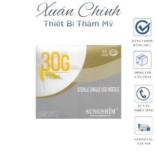 Kim tiêm nano 3g - 4mm sungshim hàn quốc / kim nano siêu mỏng & dùng tiêm tinh chất / tiêm căng bóng